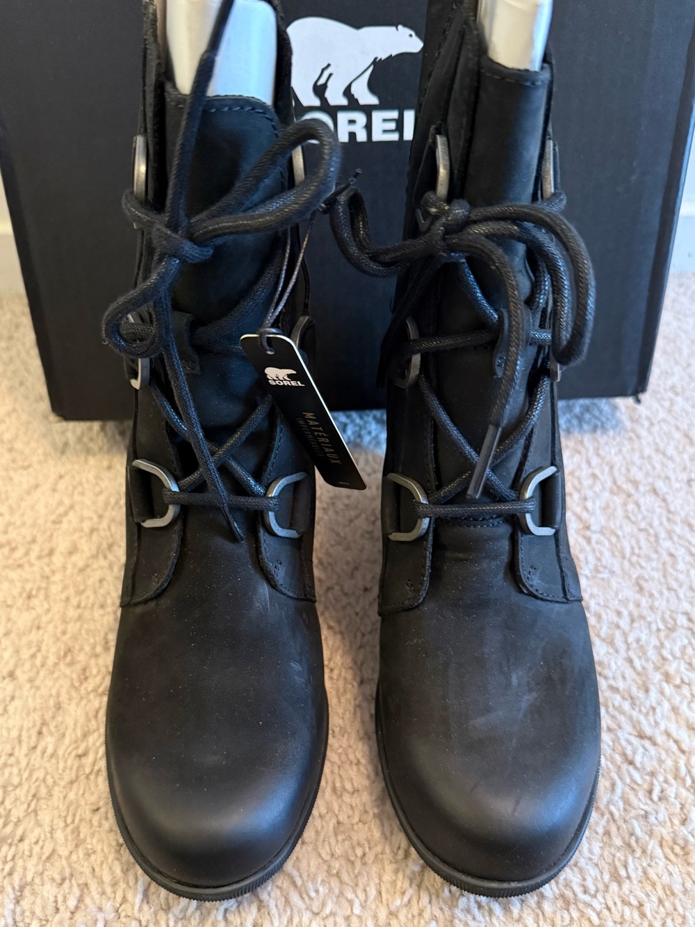 NWT Sorel Joan of Arctic Wedge II Lace-Up Boot US women’s sz 7